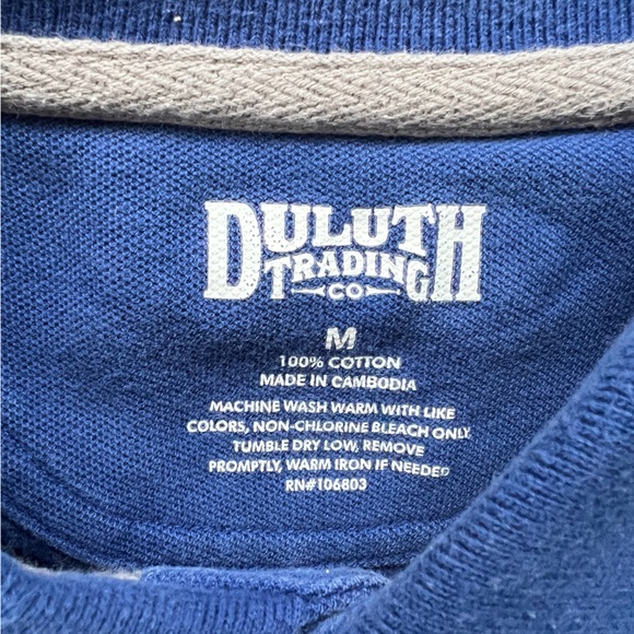 Duluth Trading Men polo shirt size M - Picture 4 of 9